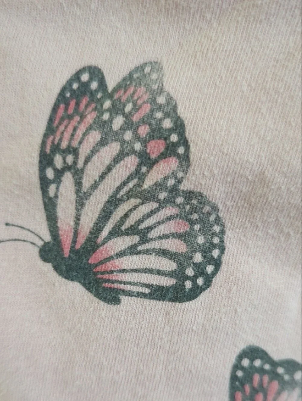 GAP Pink Butterfly Short Sleeve Tee